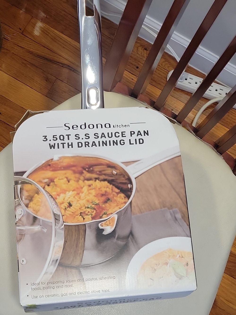 Sedona Kitchen 3.5QT Stainless Steel Sauce Pan - Silver
